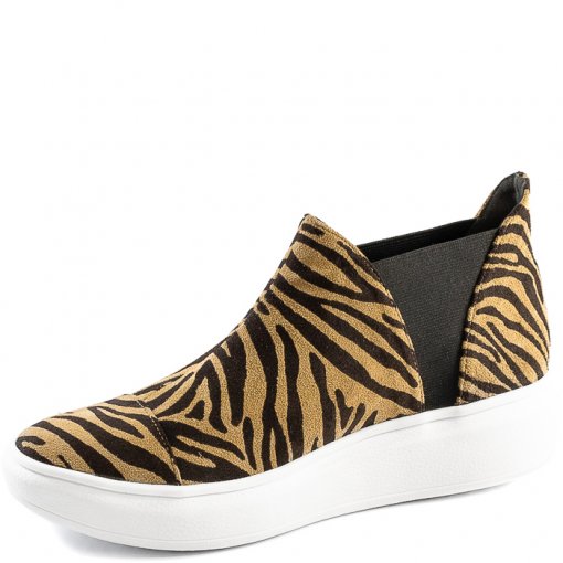 tenis cano alto animal print