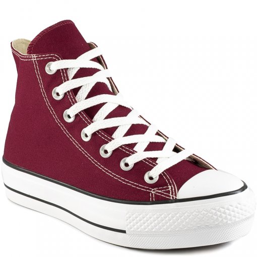Tênis Chuck Taylor All Star Platform Cano Alto CT0494 - Bordo | Sapato Show