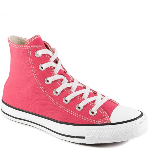 Cano Longo Tenis All Star Couro Rosa Tênis Converse Chuck Taylor