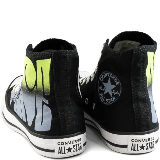 Tênis Converse Chuck Taylor All Star Hi Peace CT1436 - Preto/Azul