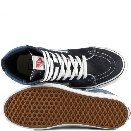 Tênis Feminino Camurça Cano Alto Vans Sk8-Hi VNB00D5INVY - Azul/Azul |  Sapato Show