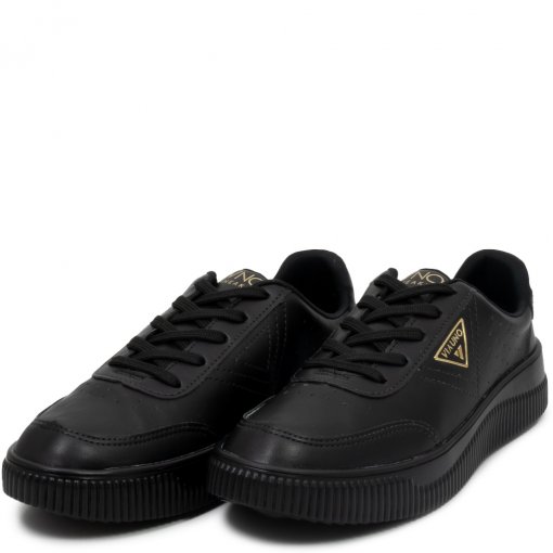 Tênis Feminino Casual Mini Tratorados Via Uno 881005 - Preto