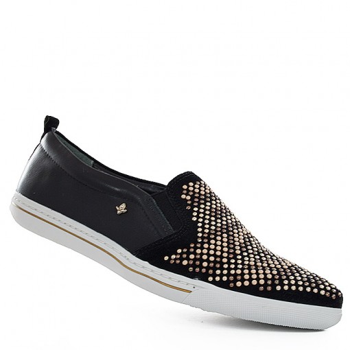 Tênis Feminino Cravo Canela 147601 Preto Sapato Show