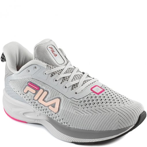 Tênis Feminino Esportivo Racer One Fila F02R014 - Prata | Sapato Show