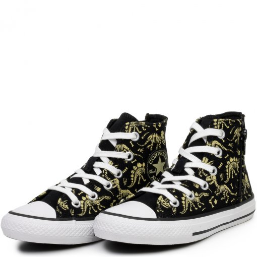 Tênis Infantil All Star Dino Cano Alto Converse Ck1073
