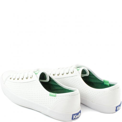 tênis couro keds kickstart perf branco