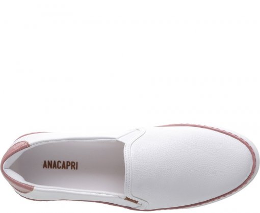 Tênis Slip On Paula Colors Anacapri C301330002 - Branco | Sapato Show