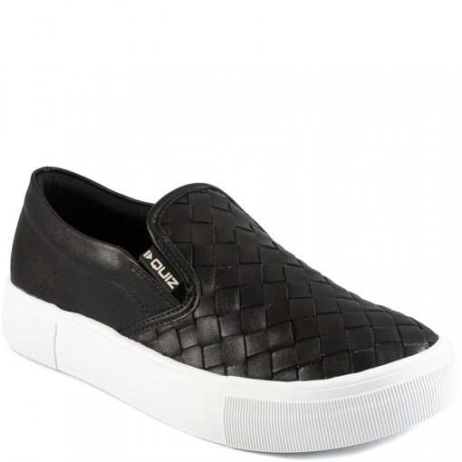 slip on quiz preto
