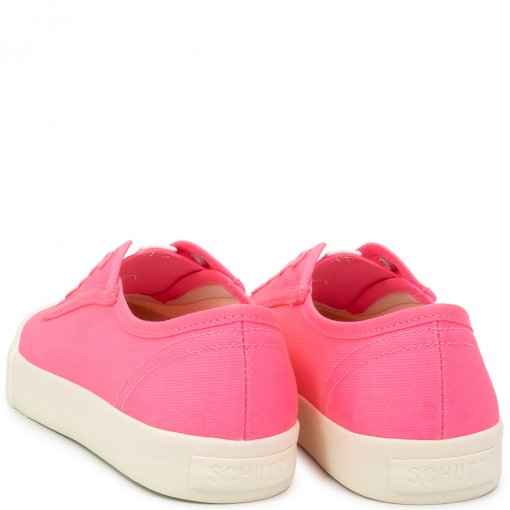 Tênis Slip On Smash Canvas Schutz S211360001 - Neon Pink | Sapato Show