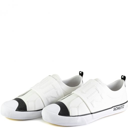 Tênis Slip On Spandex Com Elástico Schutz S214280001 - Branco
