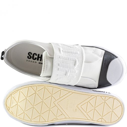Tênis Slip On Spandex Com Elástico Schutz S214280001 - Branco