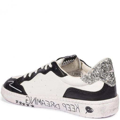 Tênis ST Line Couro Love Schutz S218530021 - Branco/Preto | Sapato