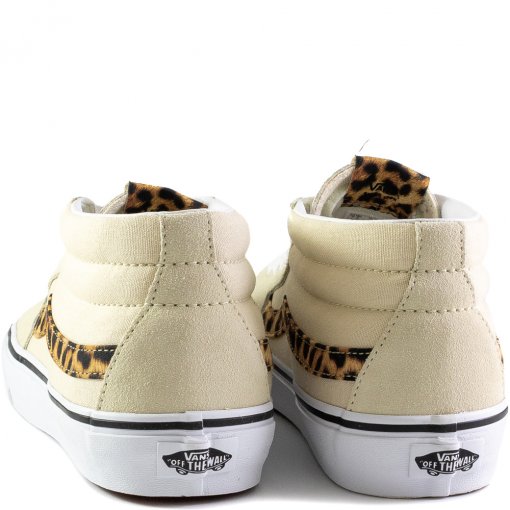 Tênis Vans Animal Print Em Camurça Sk8Mid VN0A5KXEZV2 Bege/Onca