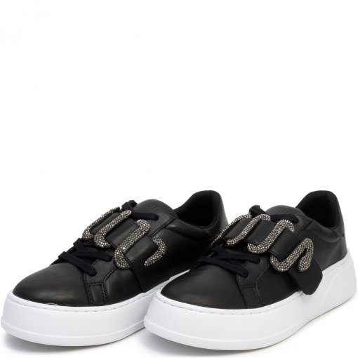 Tênis Zurique Snake em Couro Schutz S214450035 - Preto | Sapato Show