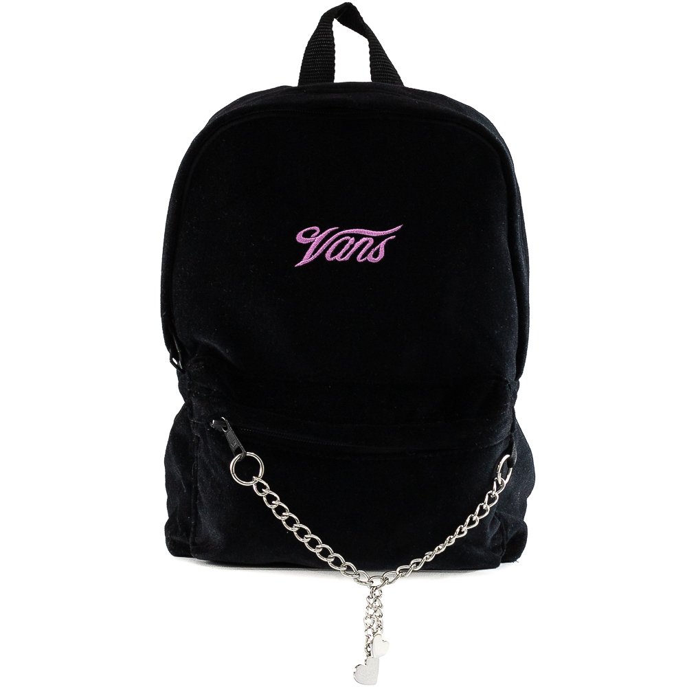 Mochila Better Together Forever Mini Vans VN0A5DR6BLK Veludo Preto Sapato Show
