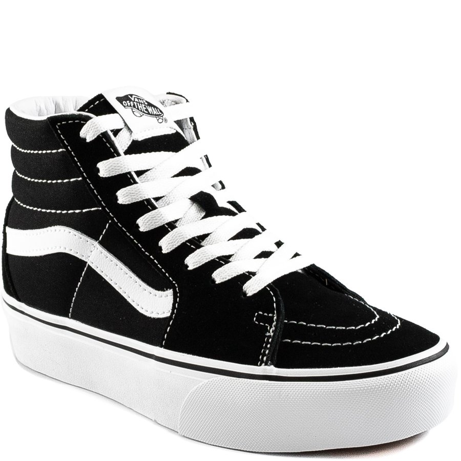 Tênis Feminino Camurça Cano Alto Vans Sk8-Hi VN0A3TKN6BT - Preto ...
