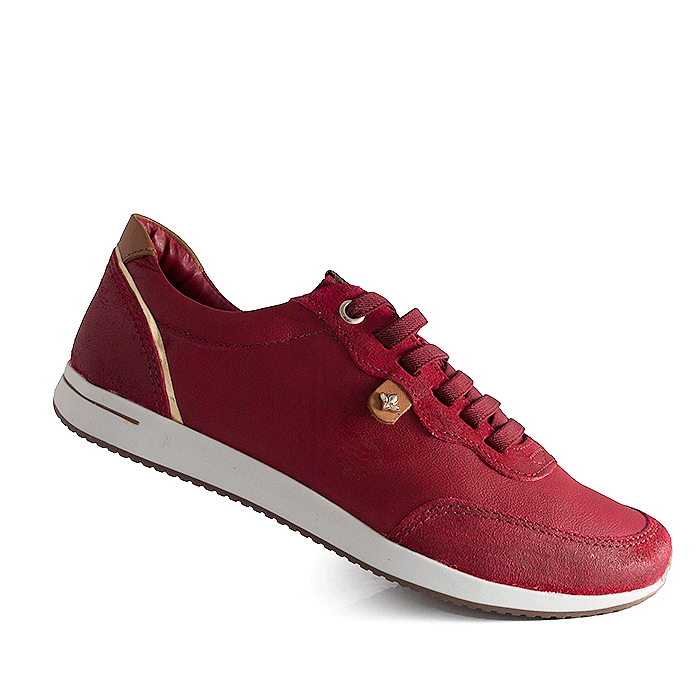 Tênis Feminino Cravo e Canela - 97608 - Vermelho | Sapato Show