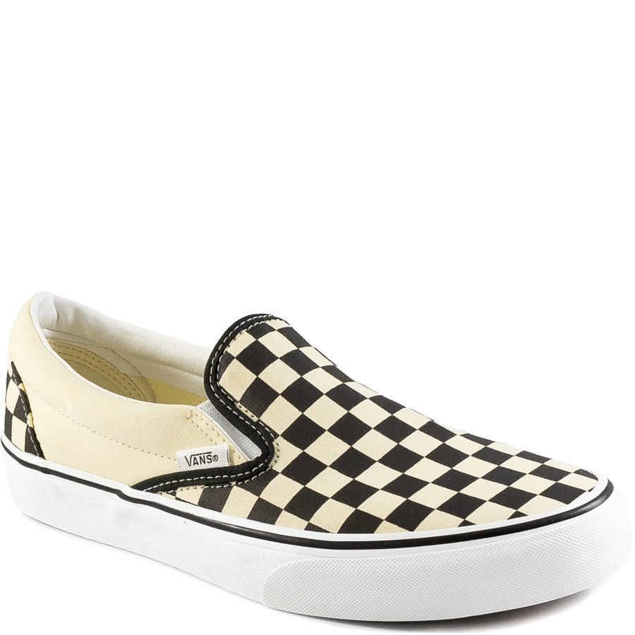 Tênis Slip On Unissex Classic Checkerboard Vans VNB00EYEBWW Bege