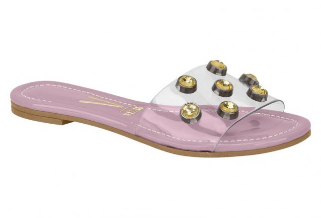 sandália slide vizzano