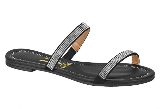 sandália slide vizzano