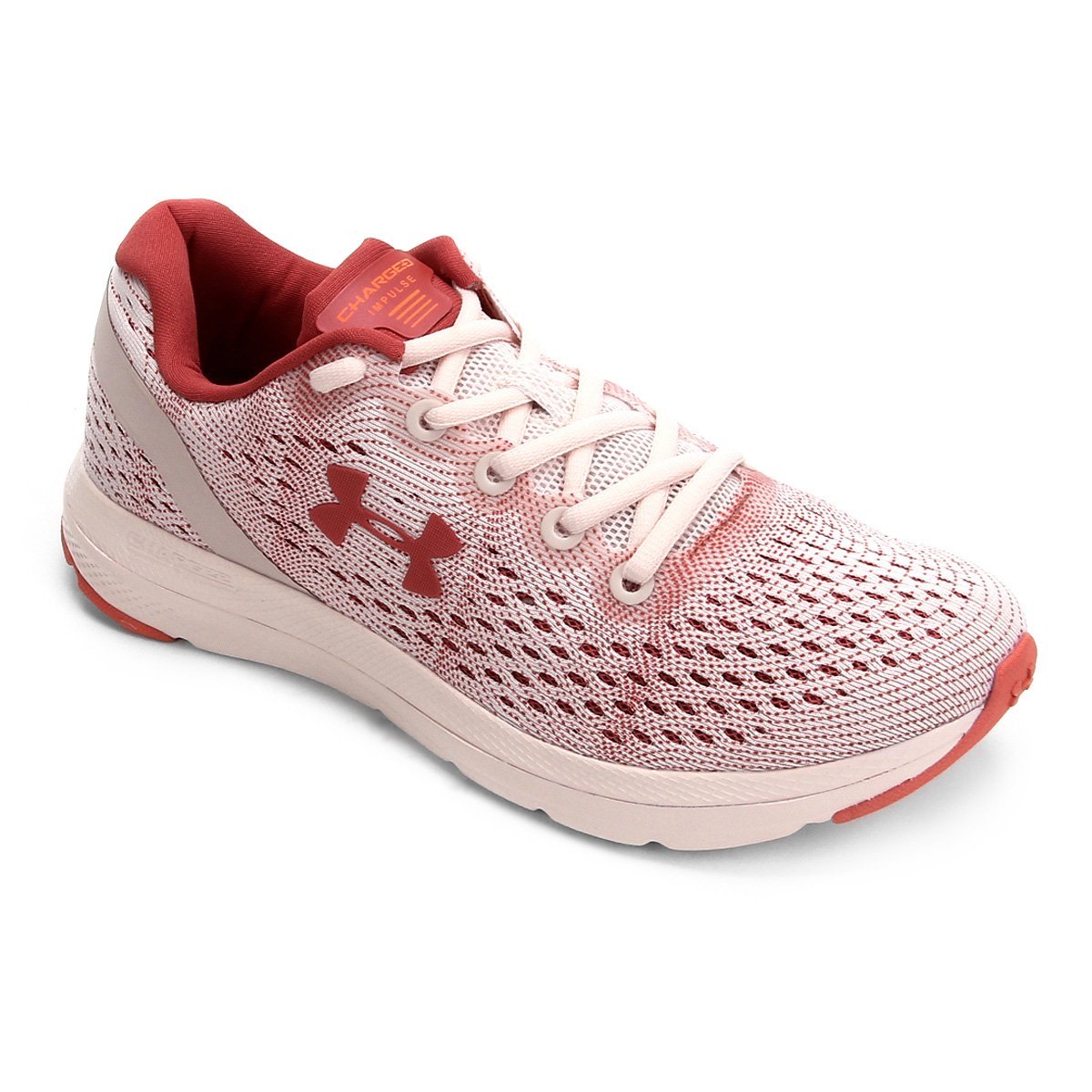 Tênis Under Armour Charged Impulse Feminino UNDER ARMOUR Rosa/Laranja/Rosa TÊNIS ESPORTIVO 3023499 Tênis Under Armour Charged Impulse Feminino UNDER ARMOUR Rosa/Laranja/Rosa TÊNIS ESPORTIVO 3023499