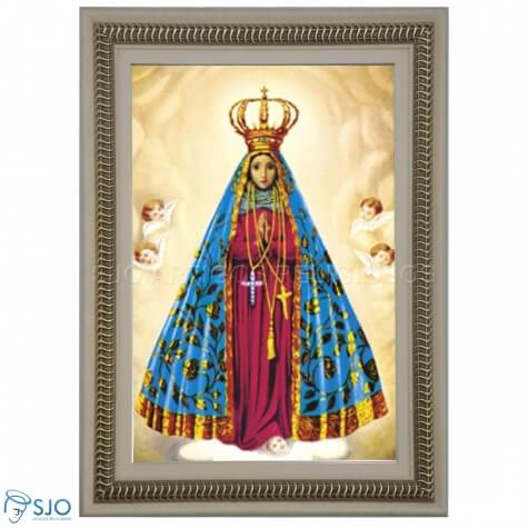 Quadro Religioso Nossa Senhora Aparecida - 70 x 50 cm - Mod. 2