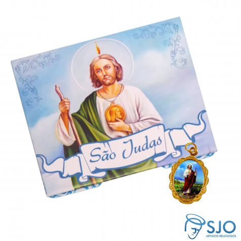 Cartão com Medalha de São Judas Tadeu