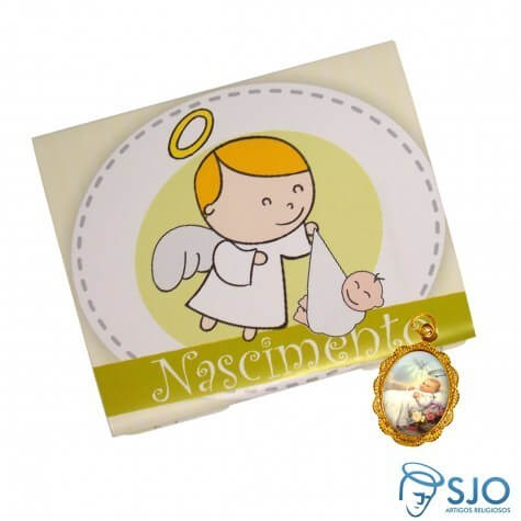 100 Cartões com Medalha de Nascimento