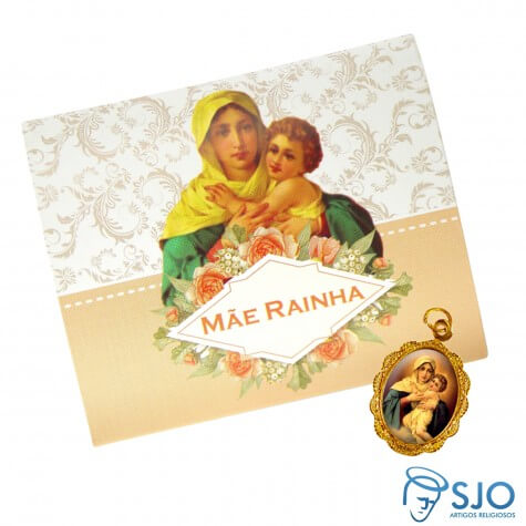 Cartão com Medalha da Mãe Rainha