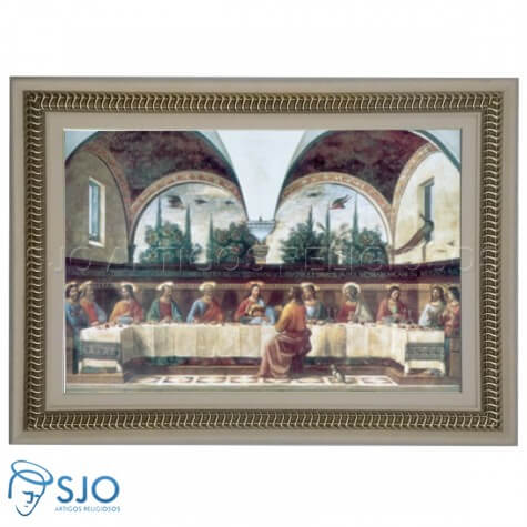 Quadro Religioso Arcos Ceia 60 x 90 cm