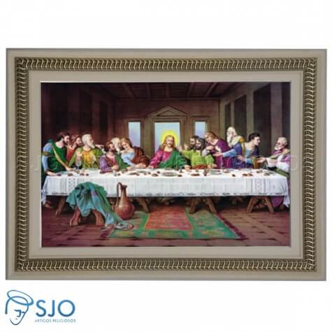 Quadro Religioso Santa Ceia Tradicional 60 x 90 cm
