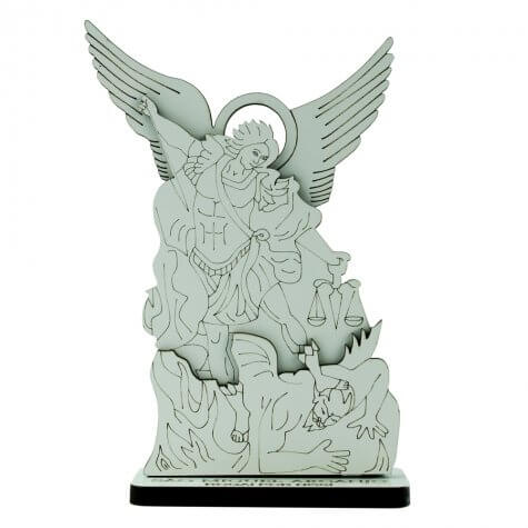 Adorno de Mesa São Miguel Arcanjo - Mod. 2