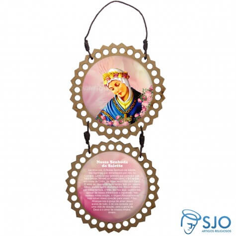 Adorno de Porta Redondo - Nossa Senhora da Salete