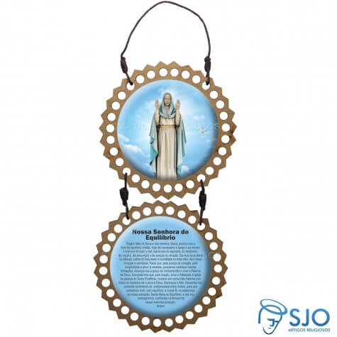 Adorno de Porta Redondo - Nossa Senhora do Equilíbrio