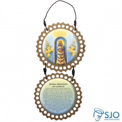 Adorno de Porta Redondo - Nossa Senhora do Loreto