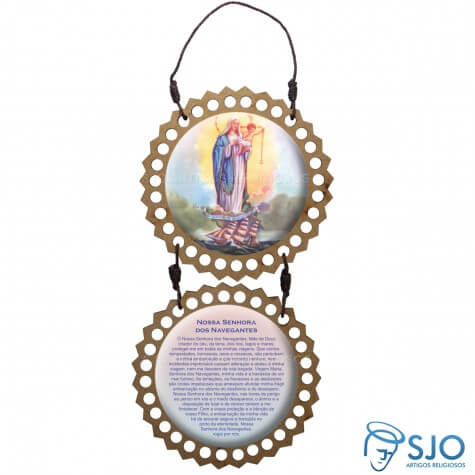 Adorno de Porta Redondo - Nossa Senhora dos Navegantes