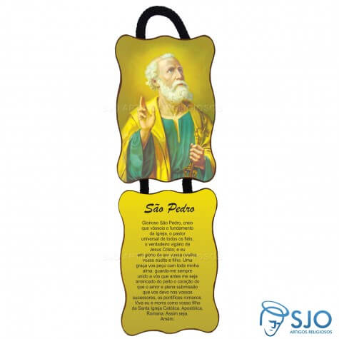 Adorno de Porta Retangular - São Pedro