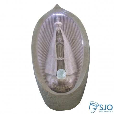 Fonte de Resina de Nossa Senhora Aparecida - 30 cm