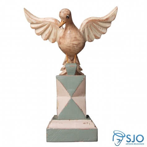 Adorno Divino Espírito Santo no Pedestal - 21 cm