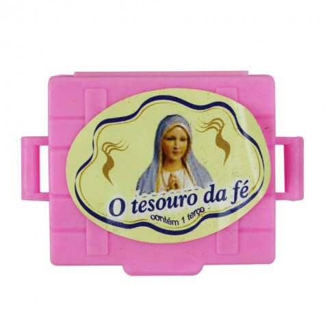 Baú com Terço de Plástico