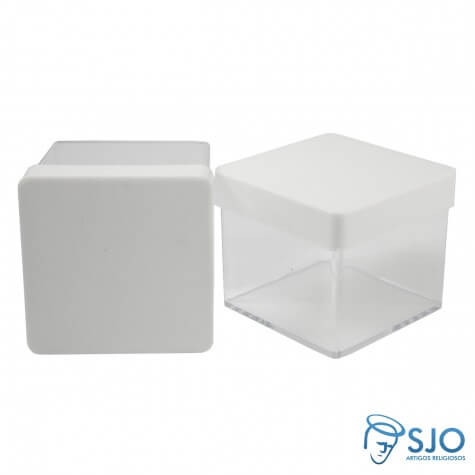 150 Caixinhas de Acrílico 5 x 5 com Tampa
