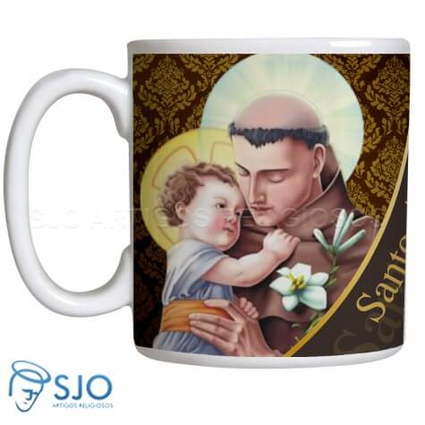 Caneca Santo Antônio com Oração
