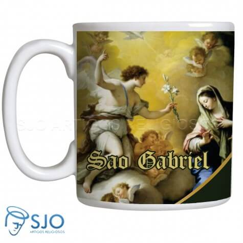 Caneca São Gabriel com Oração