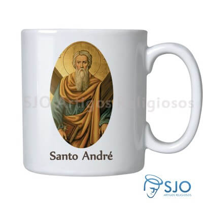 Caneca Santo André com Oração