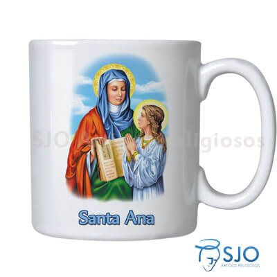 Caneca Santa Ana com Oração