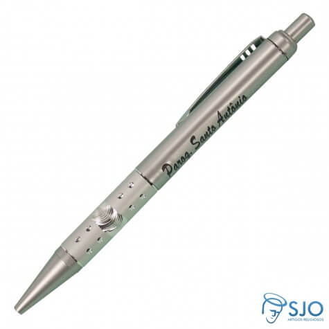 Caneta com Detalhes Brilhantes Personalizada