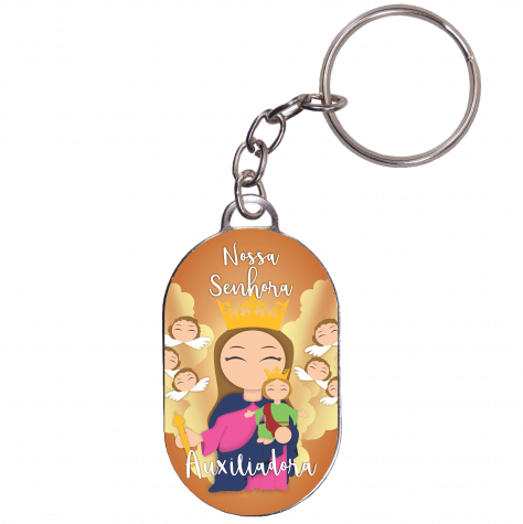 Chaveiro Chapinha Infantil Nossa Senhora Auxiliadora