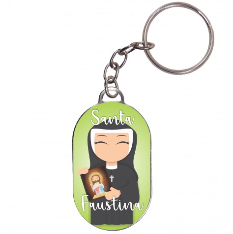 Chaveiro Chapinha Infantil Santa Faustina