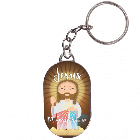 Chaveiro Chapinha Infantil Jesus Misericordioso