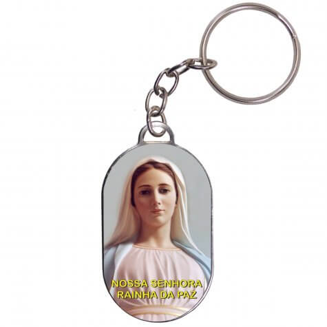 Chaveiro Chapinha - Nossa Senhora Rainha da Paz - Mod. 01